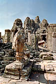 Angkor Thom - Bayon temple, east gopura of the third enclosure 